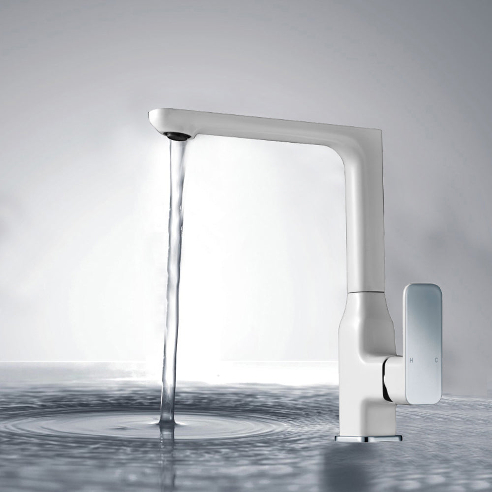 Seto Sink Mixer Chrome & White HYB66-101CW - Bathroom Hub