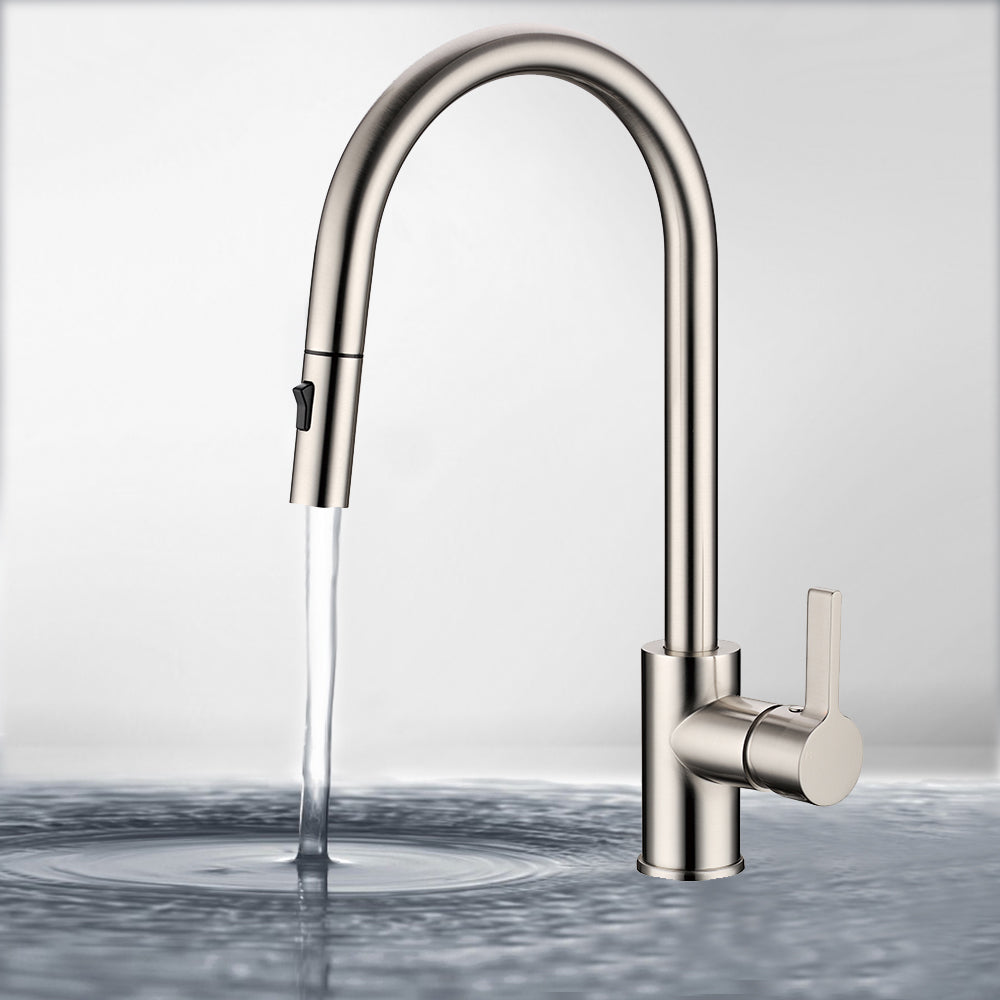 Otus New Pull out Sink Mixer Brushed Nickel PC1016LF-BN - Bathroom Hub