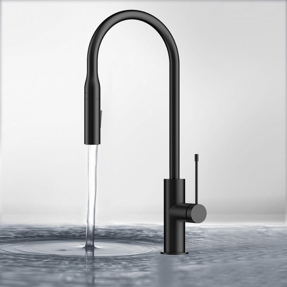 Pull out Sink Mixer in Matt Black PCC1002MB In Sydney