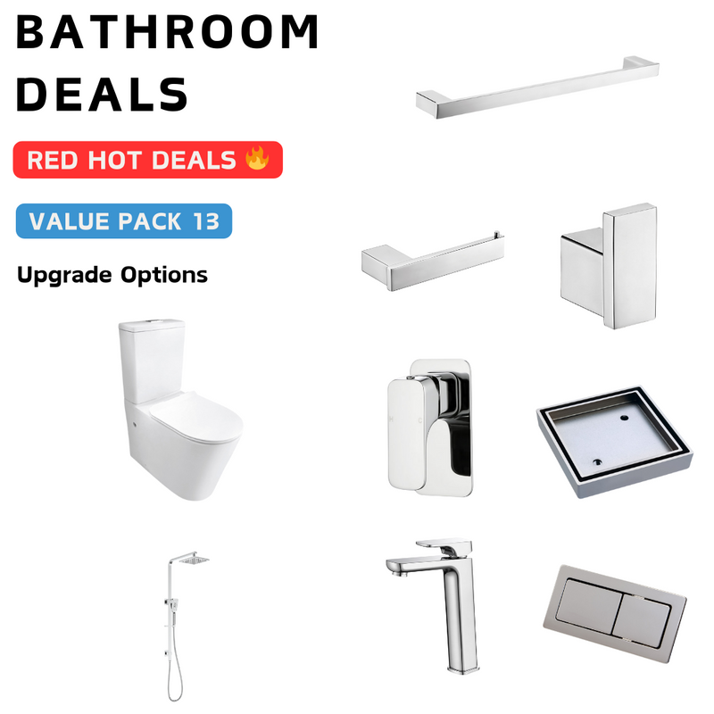 Eden Chrome Bathroom Package Deal