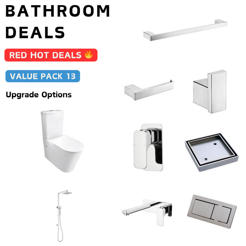 Eden Chrome Bathroom Package Deal