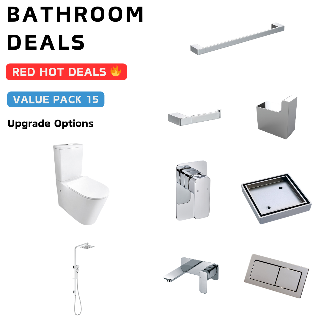 Nova Chrome Bathroom Package Deal