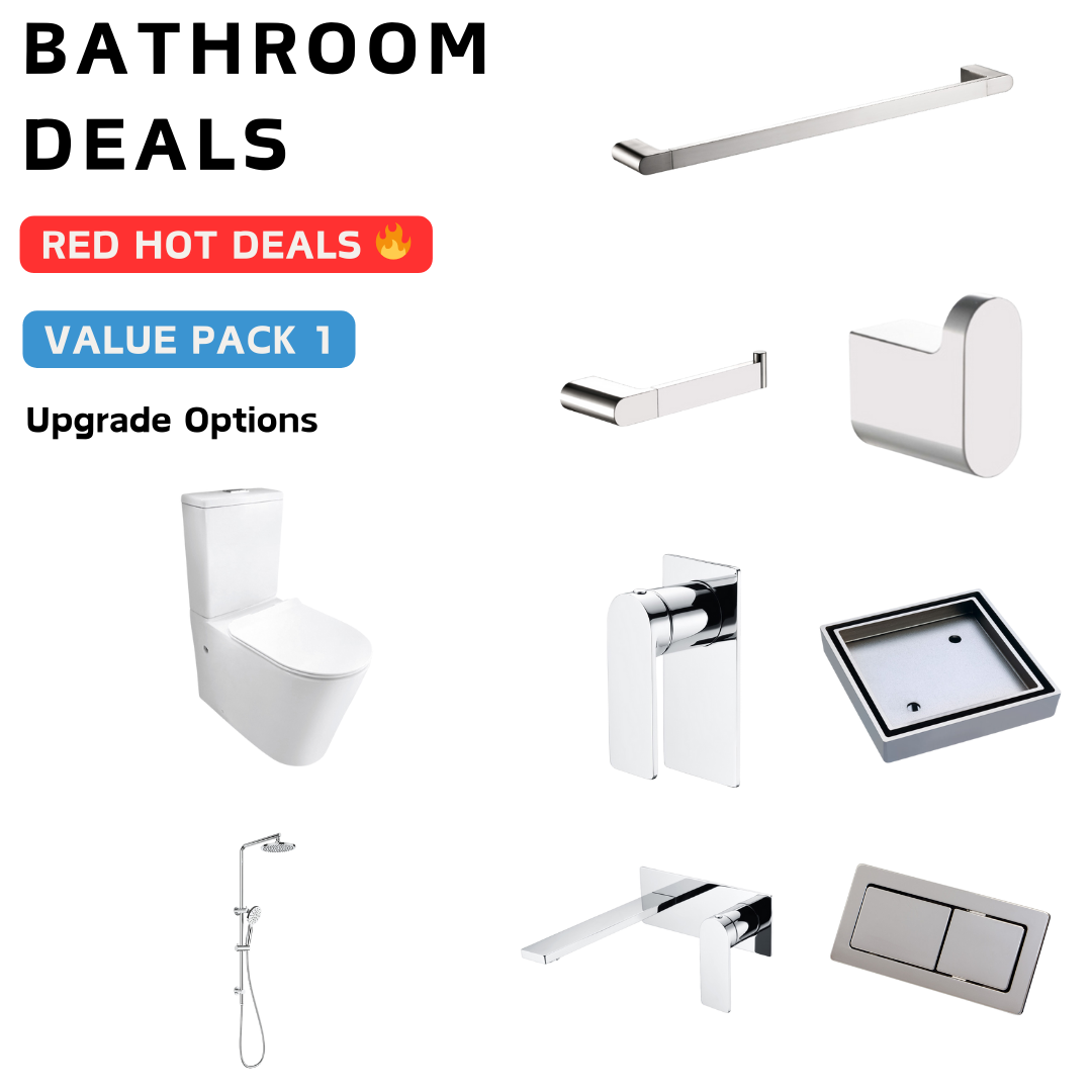 Ruki Chrome Bathroom Package Deal - Bathroom Hub