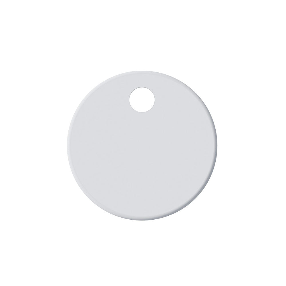 Seat Hinge Covers for Slim Seats Matte White