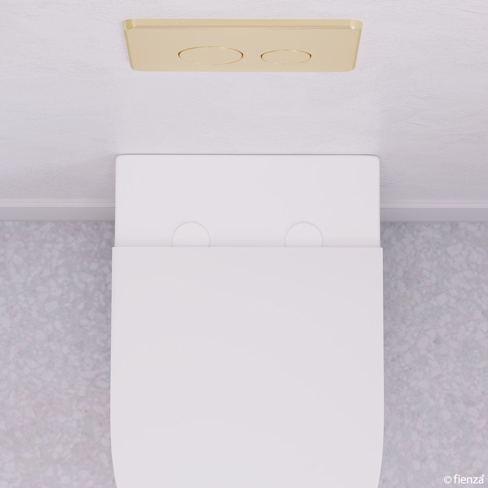 Seat Hinge Covers for Slim Seats Matte White