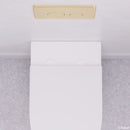 Seat Hinge Covers for Slim Seats Matte White