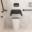 Toilet Back Rest, Matte Black