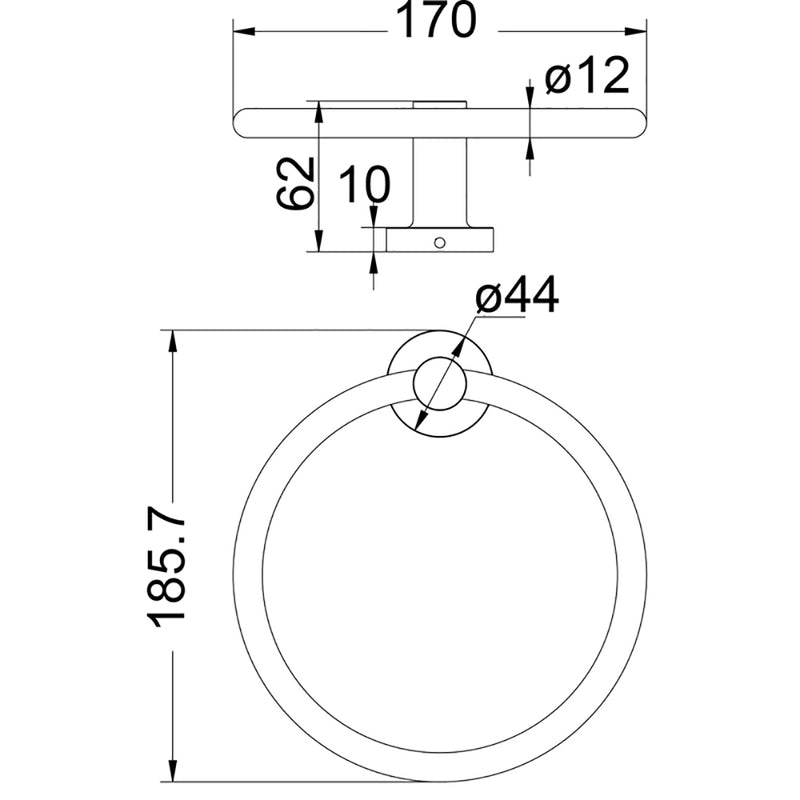 Ruby Towel Ring 21809