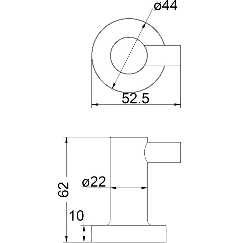 Ruby Robe Hook 21813