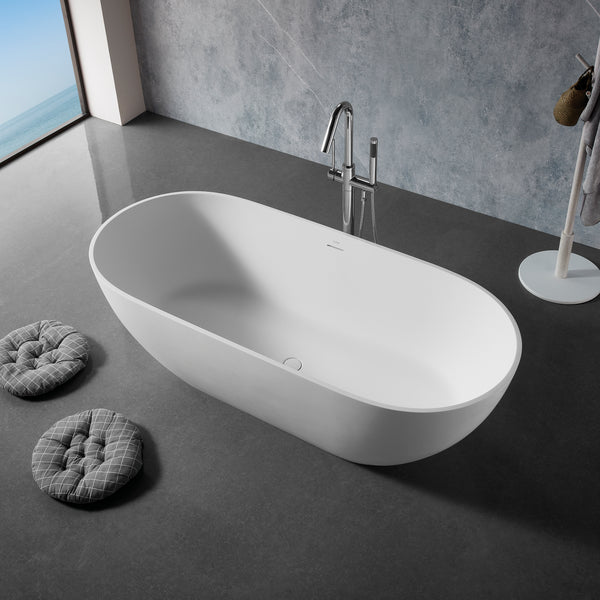 Solid Surface Cast Stone Freestanding Bath 1038 MW