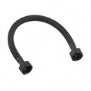 Vision Polymer Braided Flexible Bidet Hose 300mm Matt Black - VBBH-300-MB-bathroomhubonline