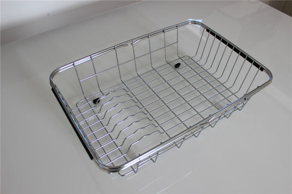 304 Stainless steel colander / basket (40cm x 27cm) - CL4027