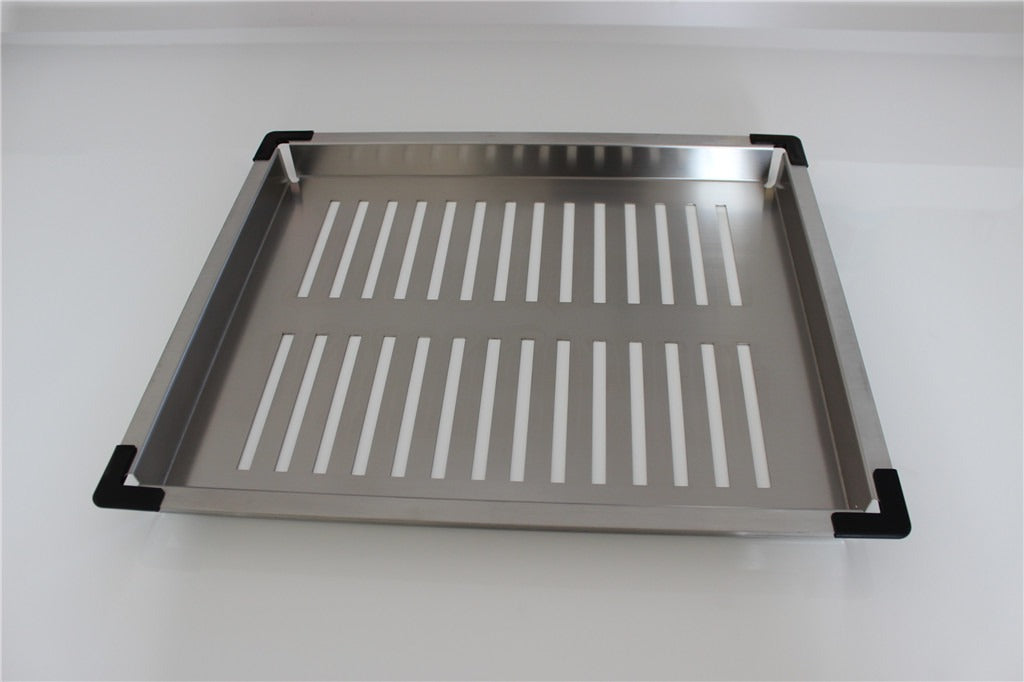 304 Stainless steel Colander (42cm x 35cm) - CL4235 - Bathroom Hub