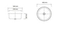 Stainless Steel Round Sink (42cm) - SSR42