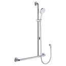 Luciana Care Inverted T Rail Shower with Push/Pull Slider, Left-Hand - 444113LH-P