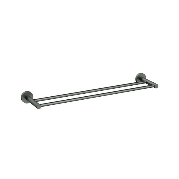 Otus Double Towel Rail 600mm Gunmetal 4501-600-GM