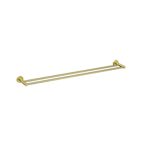 Otus Double Towel Rail 900mm Brushed Gold 4501-900-BG