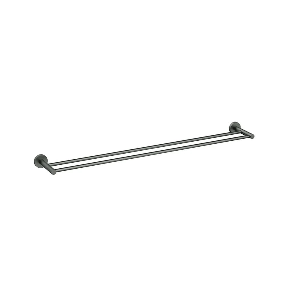 Otus Double Towel Rail 900mm Gunmetal 4501-900-GM - Bathroom Hub