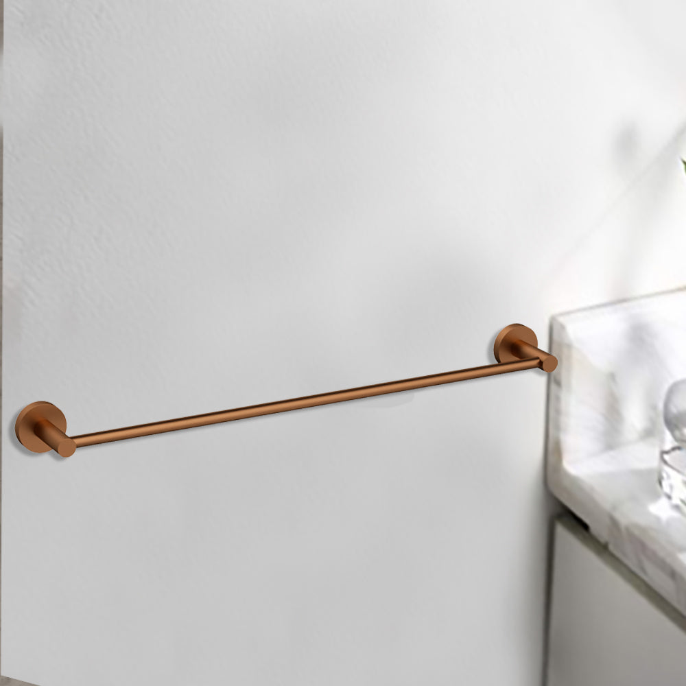 Otus Single Towel Rail 600mm Chrome 4502-600-CH - Bathroom Hub