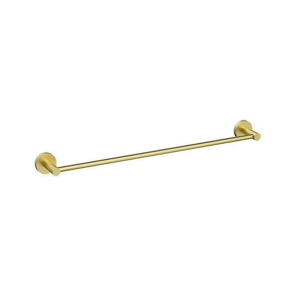 Otus Single Towel Rail 600mm Brushed Gold 4502-600-BG