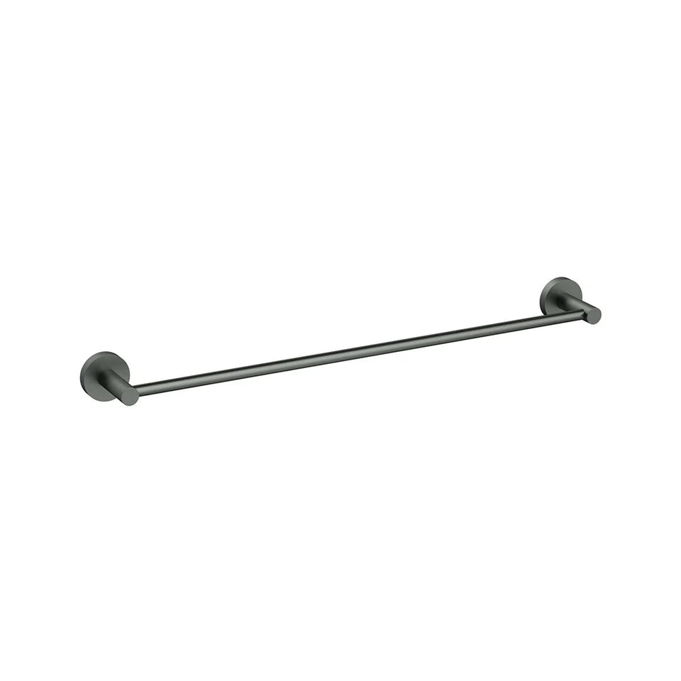 Otus Single Towel Rail 600mm Gunmetal 4502-600-GM - Bathroom Hub