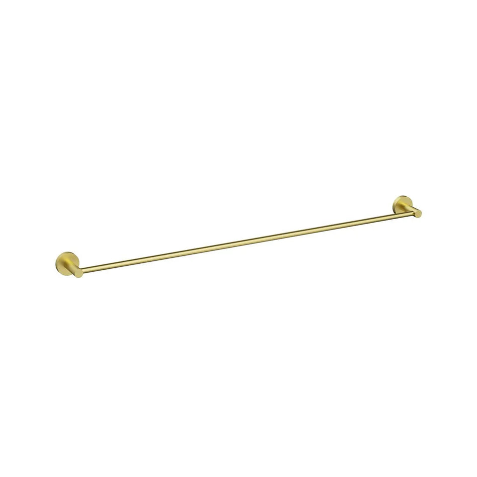 Otus Single Towel Rail 900mm  Brushed Gold 4502-900-BG - Bathroom Hub