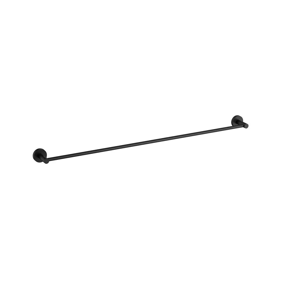 Otus Single Towel Rail 900mm Matt Black 4502-900-MB - Bathroom Hub