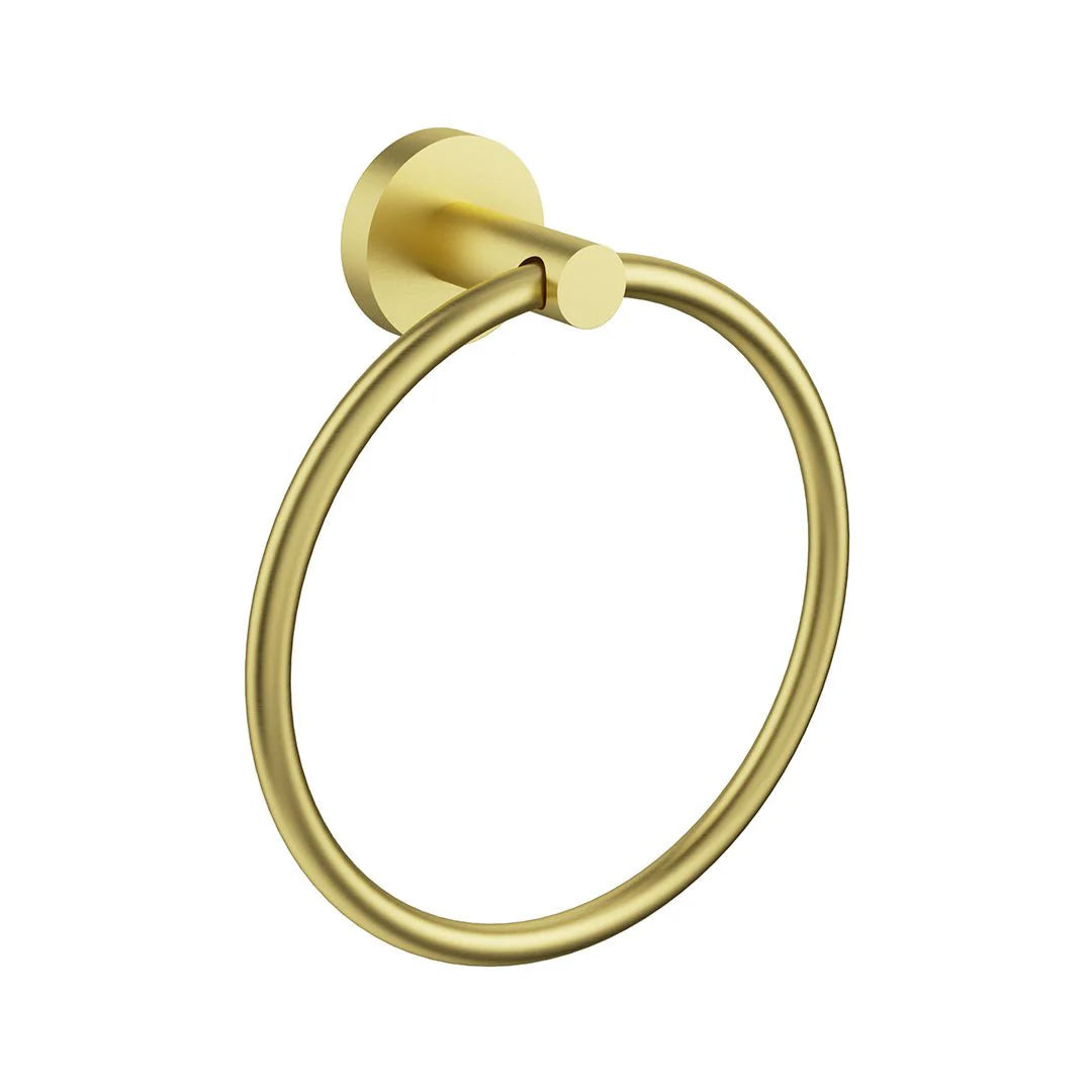 Otus Towel Ring Brushed Gold 4513-BG - Bathroom Hub