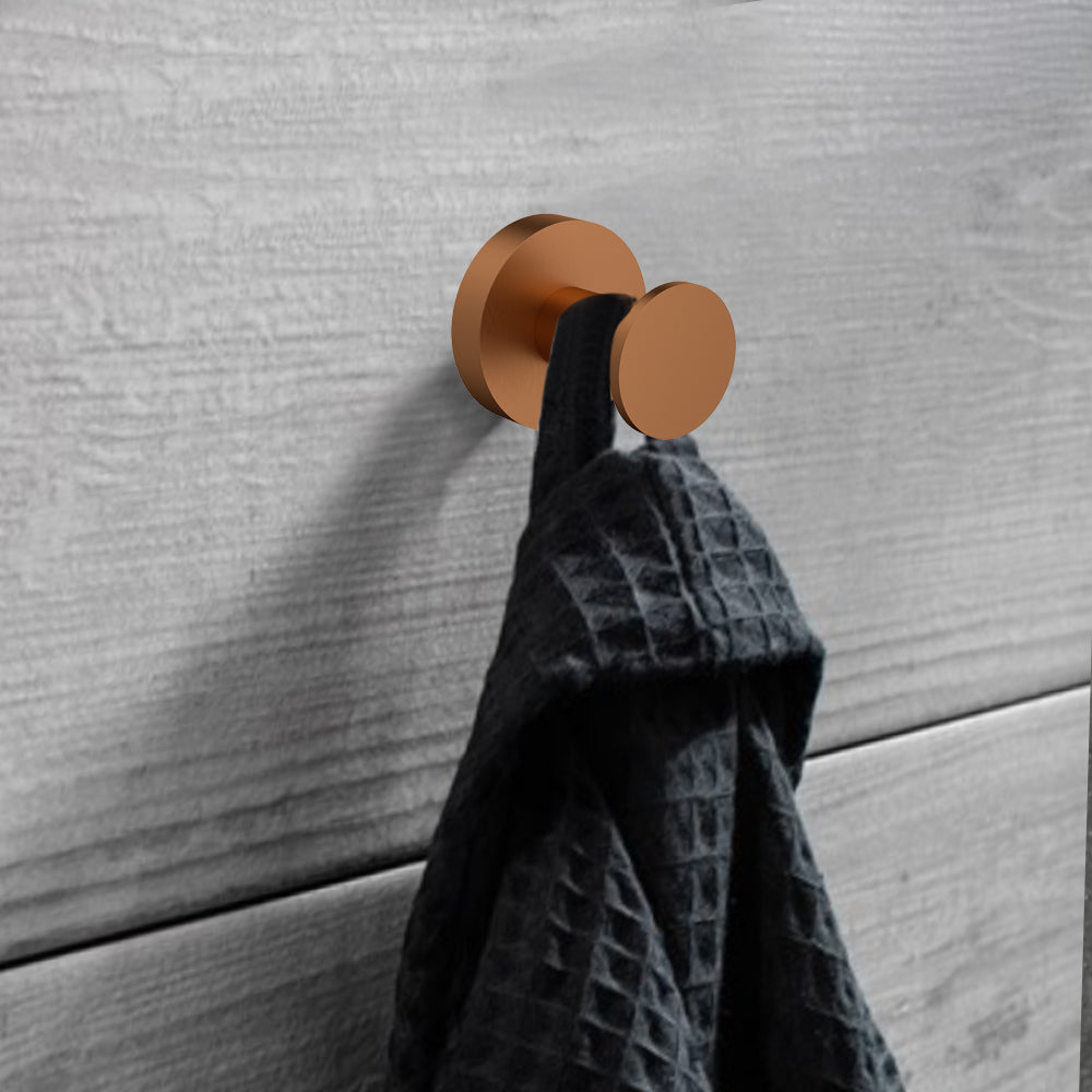 Otus Robe Hook Brush Copper 4515-BC - Bathroom Hub
