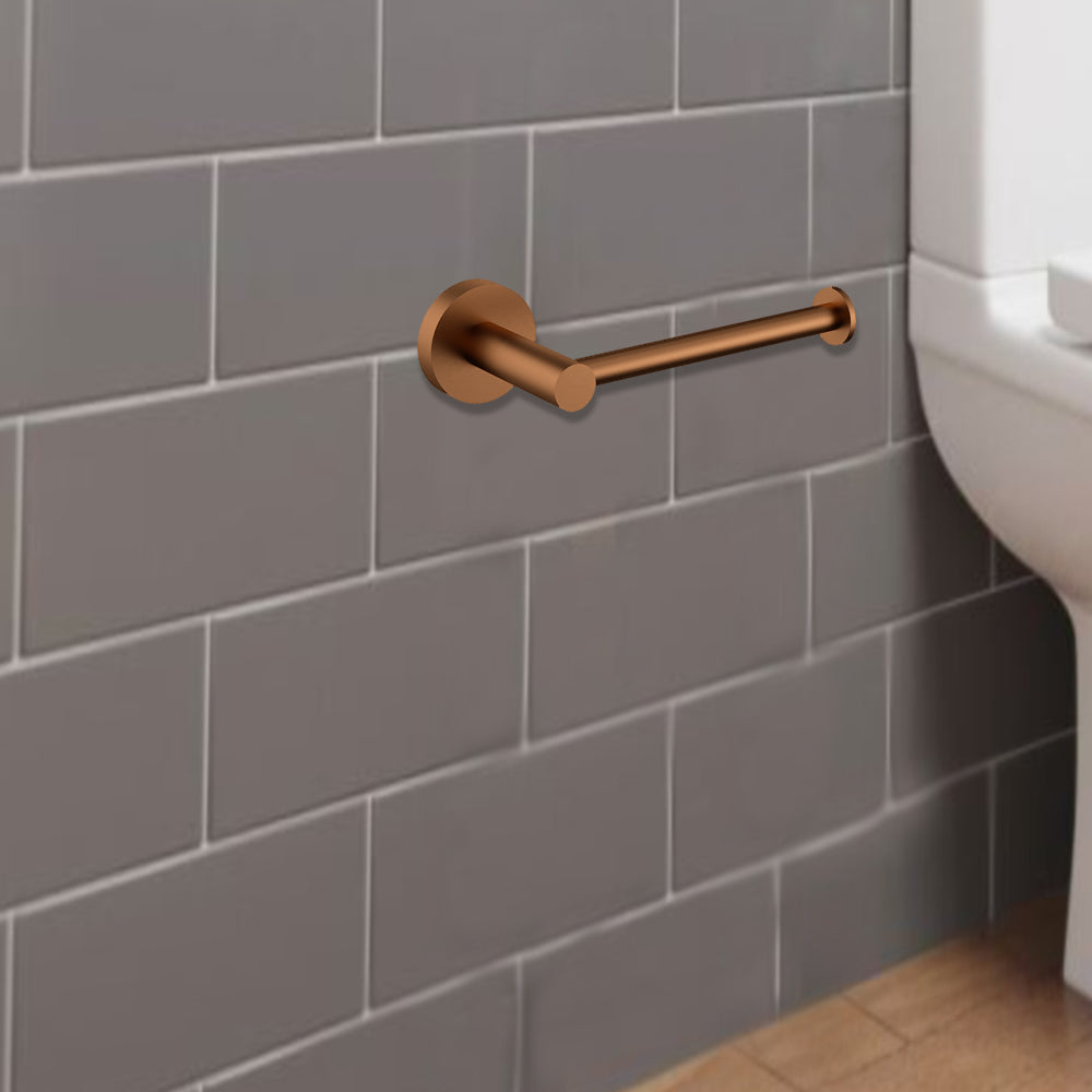 Otus Toilet Roll Holder Brush Copper 4516A-BC - Bathroom Hub