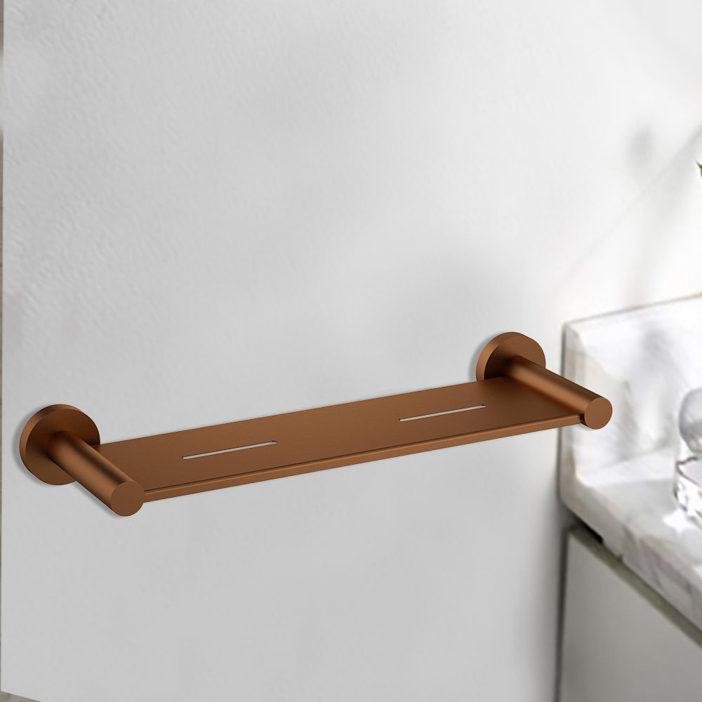 Stainless Steel Metal Shelf Brush Copper 4527A-BC - Bathroom Hub