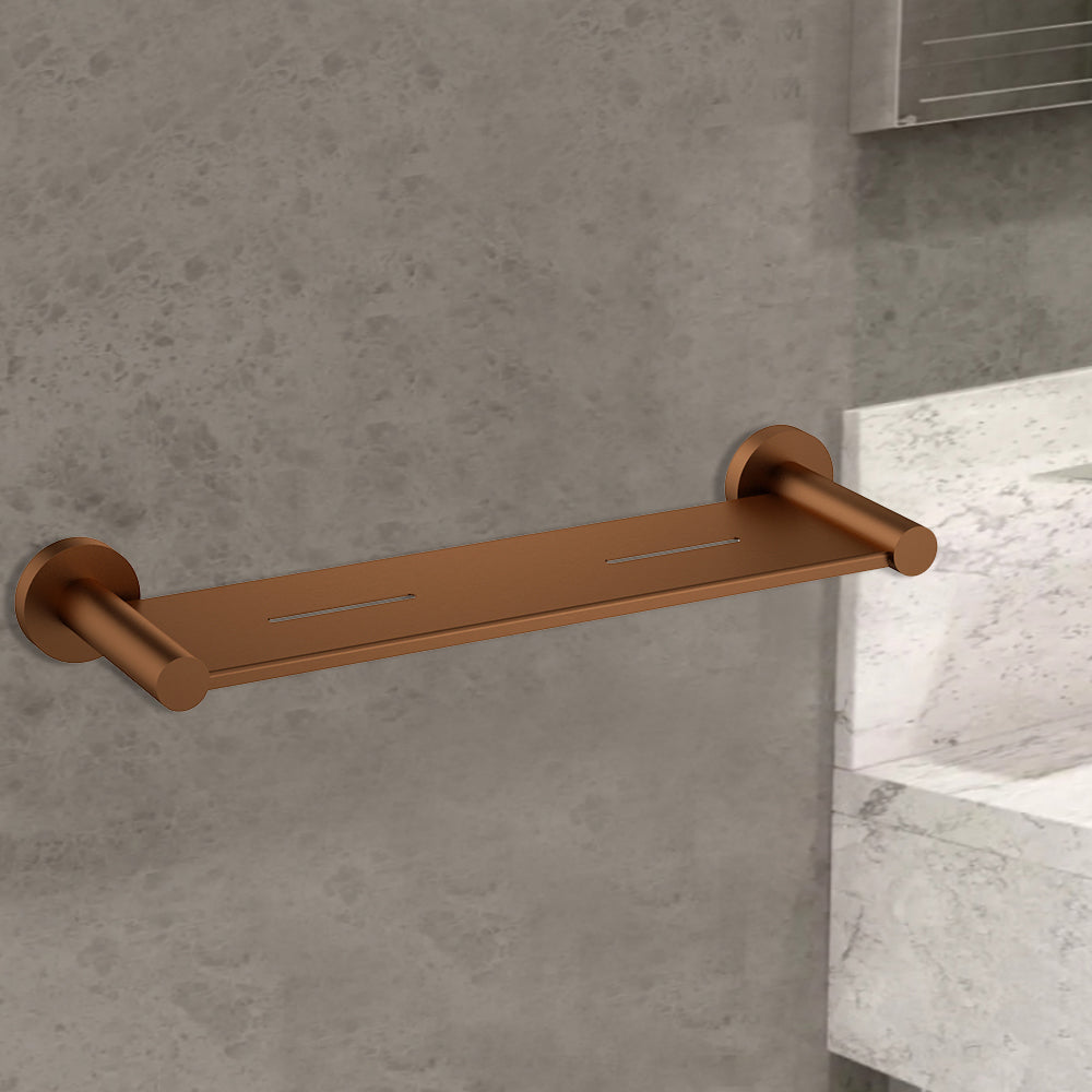 Stainless Steel Metal Shelf Brush Copper 4527A-BC - Bathroom Hub