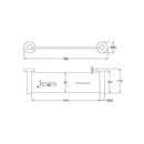 Stainless Steel Metal Shelf Brush Copper 4527A-BC