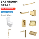 Ruki Brushed Gold Bathroom Package Deal