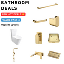 Ruki Brushed Gold Bathroom Package Deal
