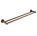 Antique Brass Double Towel Rail 750mm AB-5072-bathroom-hub-online