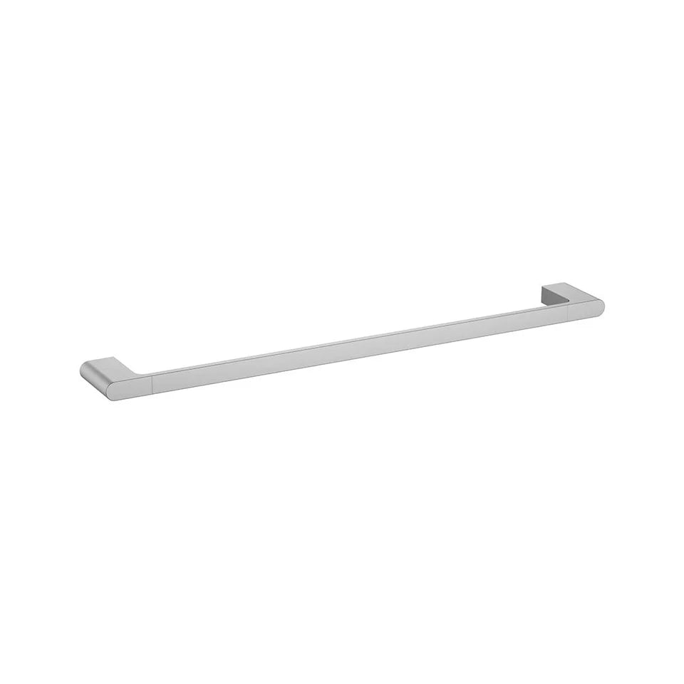 Cora Single Towel Rail 600mm Brushed Nickel 5301-600-BN - Bathroom Hub