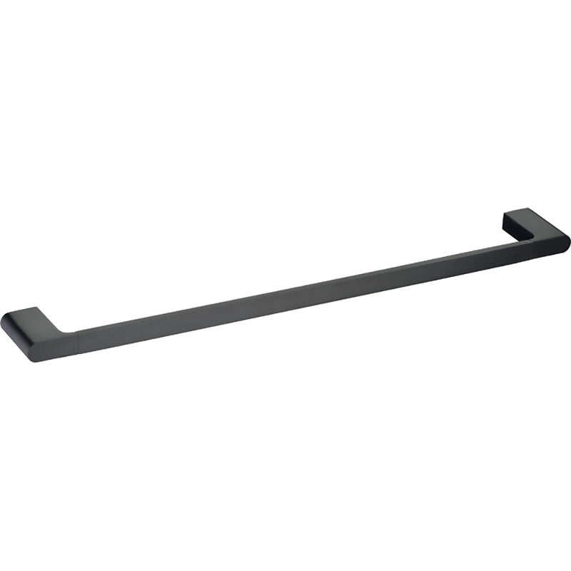 Cora Single Towel Rail 600mm Matt Black 5301-600-MB