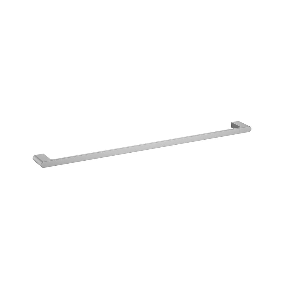Cora Single Towel Rail 800mm Brushed Nickel 5301-800-BN - Bathroom Hub