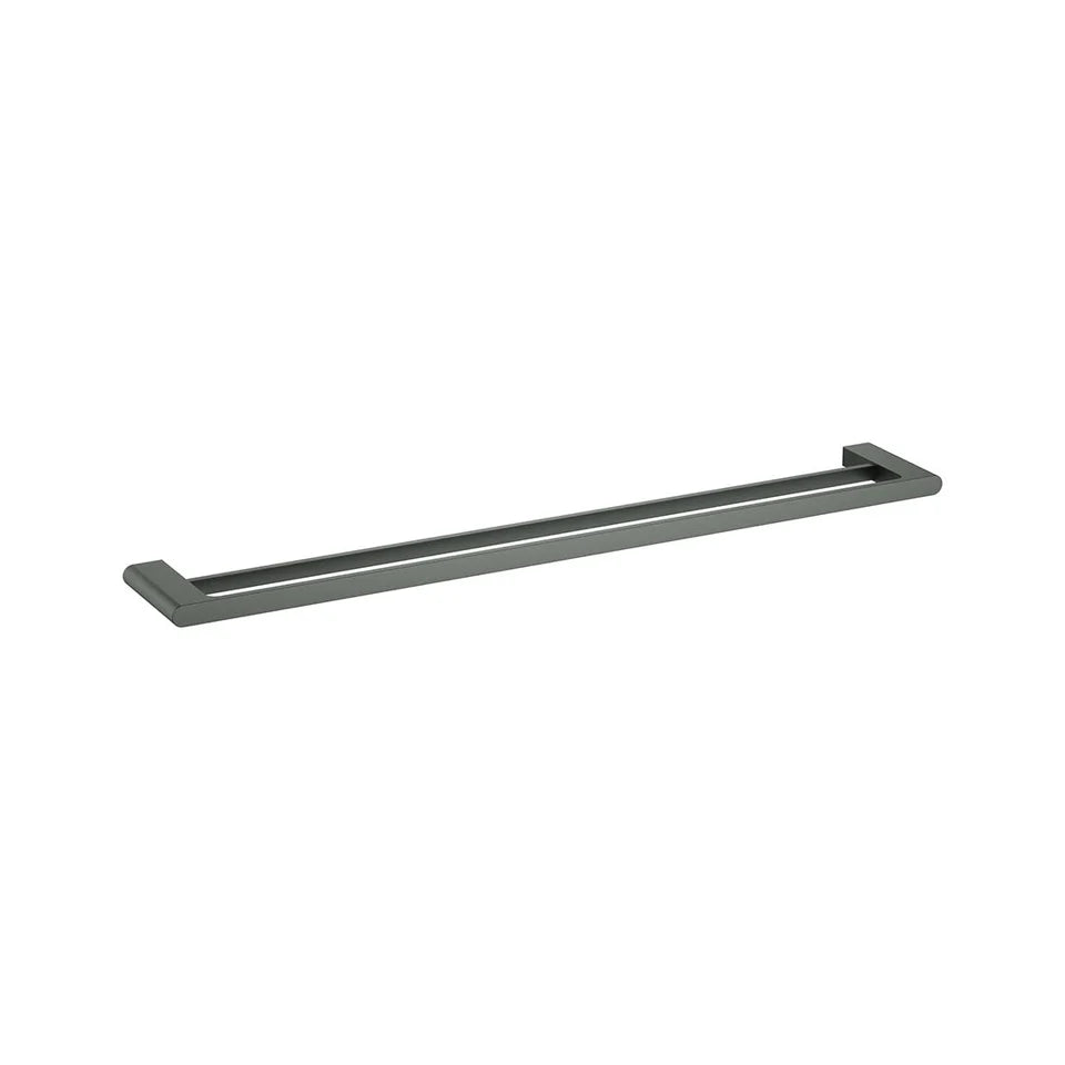 Cora Double Towel Rail 800mm Gunmetal 5302-800-GM