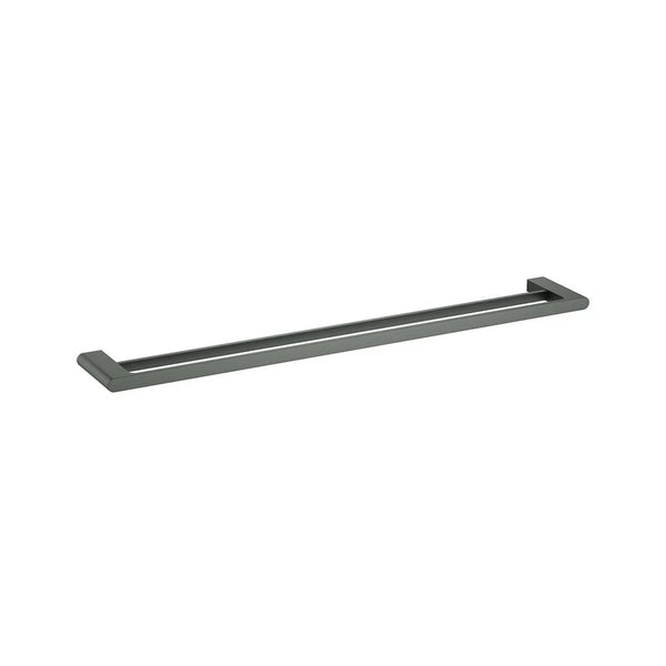 Cora Double Towel Rail 800mm Gunmetal 5302-800-GM