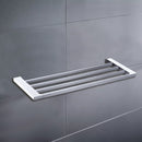 Cora Towel Rack Chrome & White 5303-600-CW
