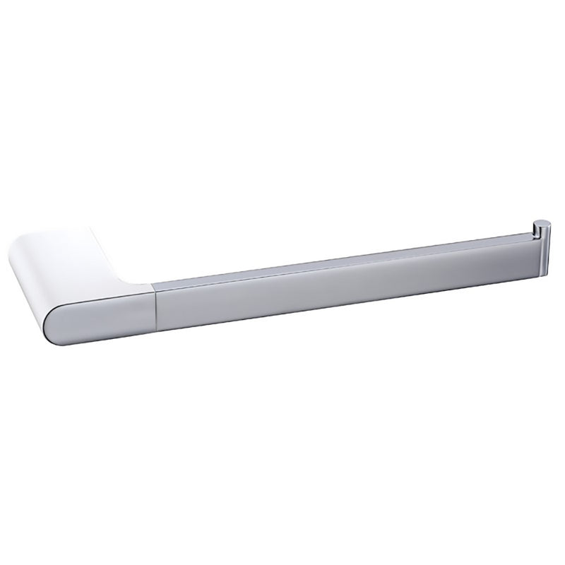 Cora Towel Bar Chrome & White 5305-CW