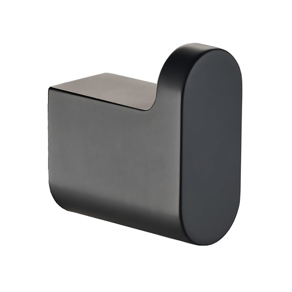 Cora Robe Hook Matt Black 5306-MB - Bathroom Hub