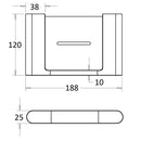 Cora Soap Holder Brushed Nickel 5310-BN