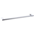 Eden Single Towel Rail 600mm Chrome & White 5601-600-CW