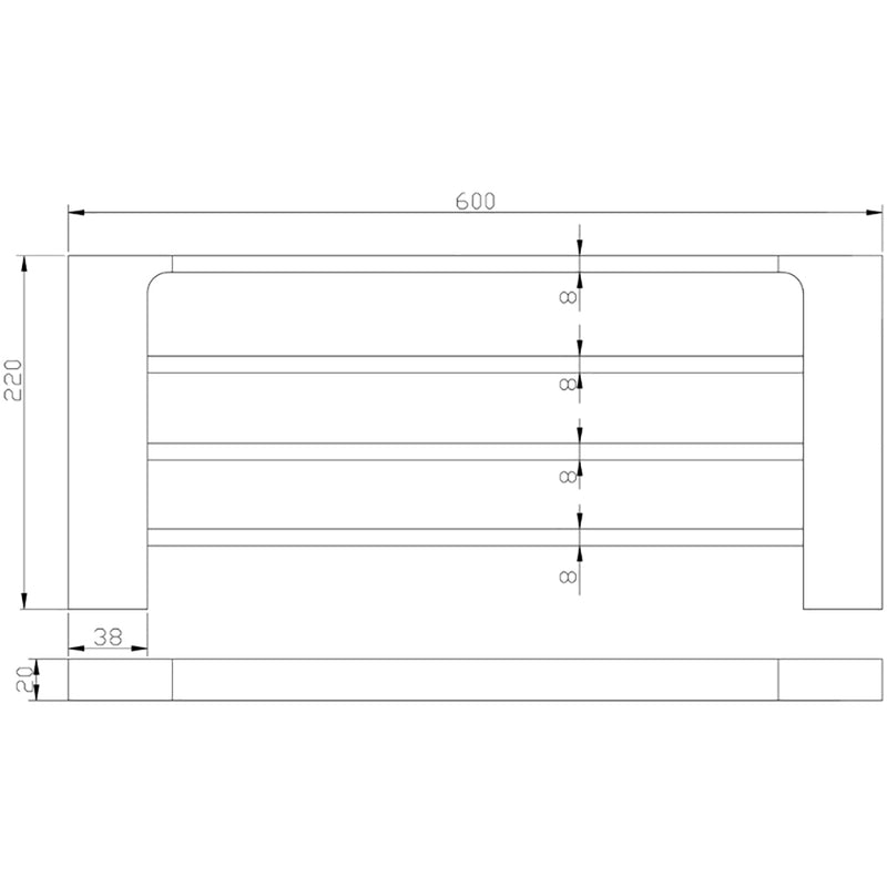 Eden Towel Rack 5603-600