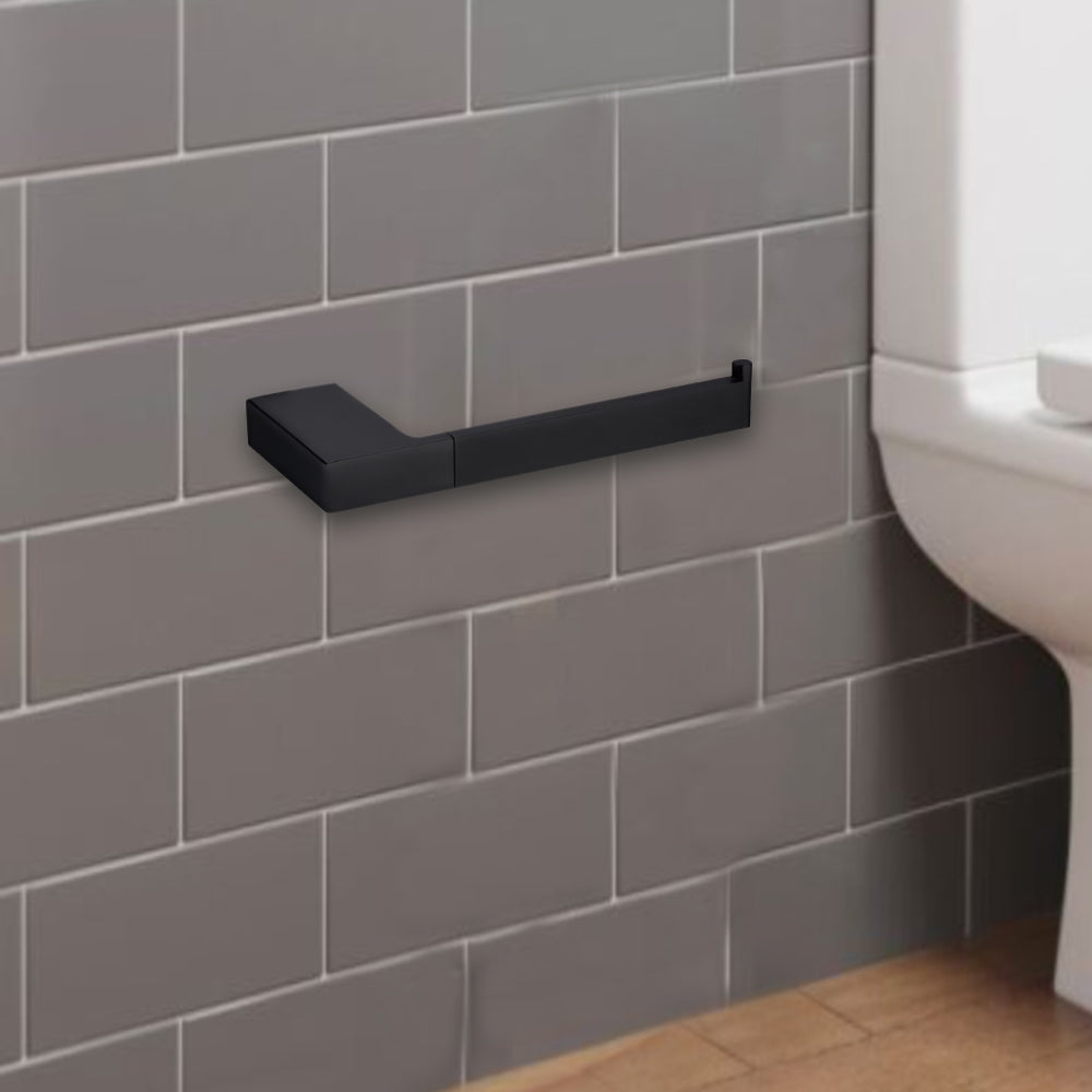 Eden Toilet Roll Holder Matt Black 5604-MB - Bathroom Hub