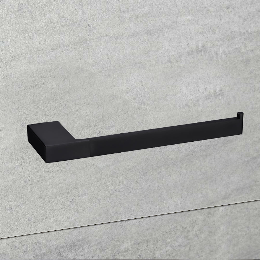 Eden Towel Bar Matt Black 5605-MB - Bathroom Hub