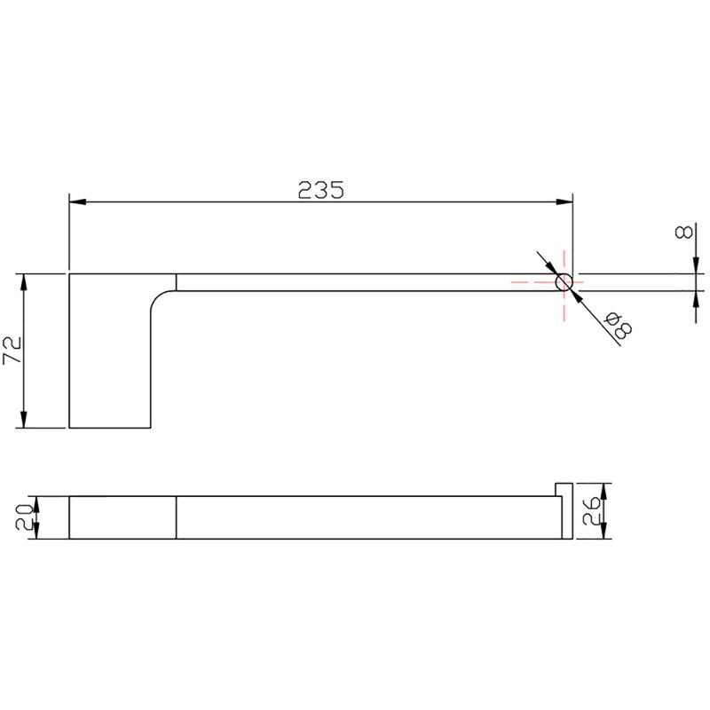 Eden Towel Bar 5605